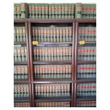 Wood Bookshelf with American Law Reports 2d Series 26 ALR - 100 ALR