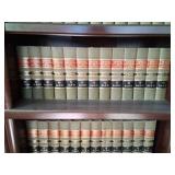 Wood Bookshelf with American Law Reports 2d Series 26 ALR - 100 ALR