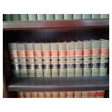 Wood Bookshelf with American Law Reports 2d Series 26 ALR - 100 ALR