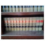Wood Bookshelf with American Law Reports 2d Series 26 ALR - 100 ALR