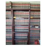 Wood Bookshelf with ALR 3d Series Books 75-100, ALR 4th Series Books 1-53