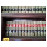 Wood Bookshelf with ALR 3d Series Books 75-100, ALR 4th Series Books 1-53