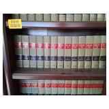 Wood Bookshelf with ALR 3d Series Books 75-100, ALR 4th Series Books 1-53