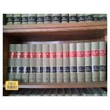 Wood Bookshelf with ALR 4th Series Books 54-90, 5th Series Books 1-37, and Indexes