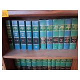 Wood Bookshelf with American Jurisprudence 2d Index and Books 1-34A