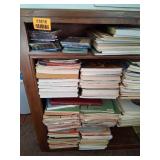 Shelves Full of Misc Music Books and CDs