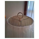 Beautiful Floor Lamp with Glass and Gold Accents