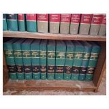 Wood Bookshelf with American Jurisprudence 2d Books 74-83, and ALR Digest to 3rd and 4th Federal