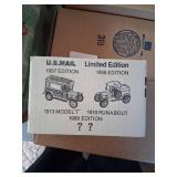 1918 US Mail Runabout Bank Limited Edition Mail Carrier Collectible