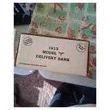 1913 Model T Delivery Bank Mail Carrier Collectible