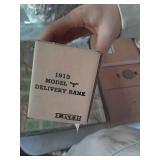 1913 Model T Delivery Bank Mail Carrier Collectible