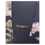 Karllagerfeld Paris Handbag with Black and Gold Accents