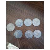 Set of Half Dollar Coins from 1974 and Beyond