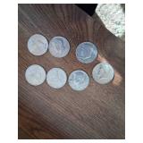 Set of Half Dollar Coins from 1974 and Beyond