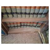 Wood Bookshelf with American Law Reports Annotated Books Series 1 ALR - 61 AlR