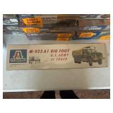 Factory Sealed Italeri M-923 A1 Big Foot US Army 5t Truck Model Kit Collectors Item
