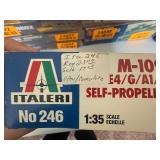 Italeri M-109 E4/G/A1/A2 Self-Propelled Gun Model Kit Collectors Item