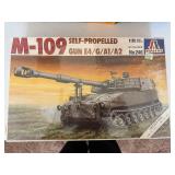 Factory Sealed Italeri M-109 E4/G/A1/A2 Self-Propelled Gun Model Kit Collectors Item