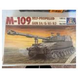 Factory Sealed Italeri M-109 E4/G/A1/A2 Self-Propelled Gun Model Kit Collectors Item