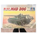 Italeri M-107 US Heavy Gun Mad Dog Model Kit Collectors Item