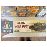 Italeri M-107 US Heavy Gun Mad Dog Model Kit Collectors Item