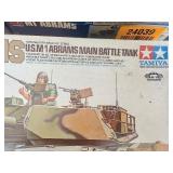 Tamiya M-1 Abrams Main Battle Tank Model Kit Collectors Item