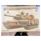Tamiya M-1 Abrams Main Battle Tank Model Kit Collectors Item
