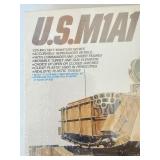 Factory Sealed Tamiya M1A1 Abrams 120mm Gun Main Battle Tank Model Kit Collectors Item