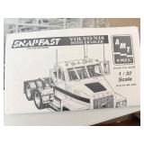 AMT ERTL Snap Fast Volvo N10 & Trailer Model Kit Collectors Item