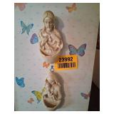 Porcelain Jesus, Mary, and Baby Jesus Figurines