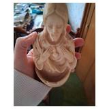 Porcelain Jesus, Mary, and Baby Jesus Figurines