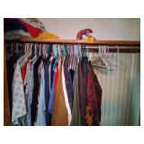 Closet Full of Clothes Like Jackets, Sweaters, Shoes, Shirts, and More!