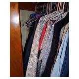 Closet Full of Clothes Like Jackets, Sweaters, Shoes, Shirts, and More!