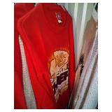 Closet Full of Clothes Like Jackets, Sweaters, Shoes, Shirts, and More!