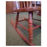 Light Maple Rocking Chair, Realt Maple as seen on the Bottom of Chair