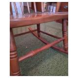Light Maple Rocking Chair, Realt Maple as seen on the Bottom of Chair