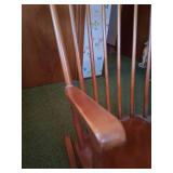 Light Maple Rocking Chair, Realt Maple as seen on the Bottom of Chair