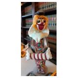 Murano Glass Clown Figurine