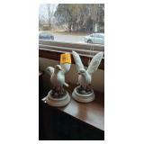 Andrea by Sadek White Dove Porcelain Bird Decor Set