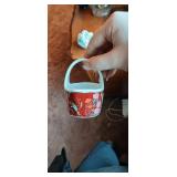 Vintage Porcelain Cat Trinket Baskets