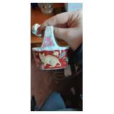 Vintage Porcelain Cat Trinket Baskets