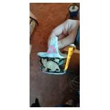 Vintage Porcelain Cat Trinket Baskets