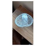 Set of 3 Handcut 24% Lead Crystal Trinket Dishes