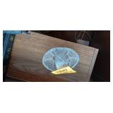 Set of 3 Handcut 24% Lead Crystal Trinket Dishes