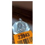 Set of Crystal Raindeer and Swan, Made of 32% Full Lead Crystal by Swarovski