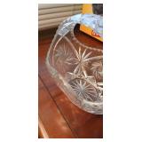 Set of Genuine Hand Cut Lead Crystal Baskets