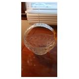 Set of Genuine Hand Cut Lead Crystal Baskets
