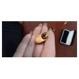 Swank Gold-Toned Tie Clip and “The American Academy of Neurological and Orthopedic Surgeons” Pins Set