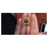 Swank Gold-Toned Tie Clip and “The American Academy of Neurological and Orthopedic Surgeons” Pins Set