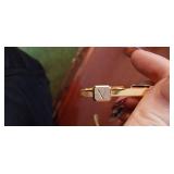 Swank Gold-Toned Tie Clip and “The American Academy of Neurological and Orthopedic Surgeons” Pins Set